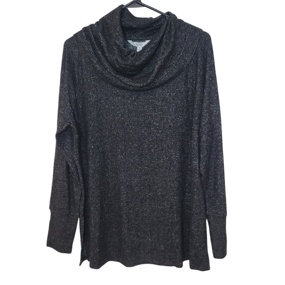 BB Dakota "Cowl Me Maybe" Marled Tunic Sweater Medium
